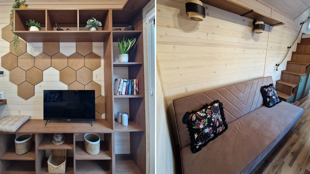 Bahama tiny house-living room