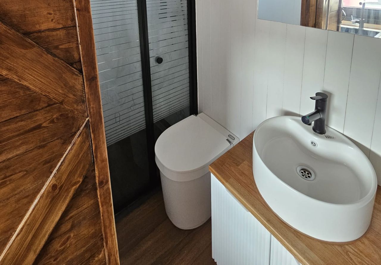 Bali tiny house toilet by Ducy Home
