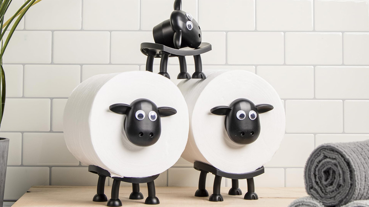 VELENTI Sheep Toilet Roll Holder
