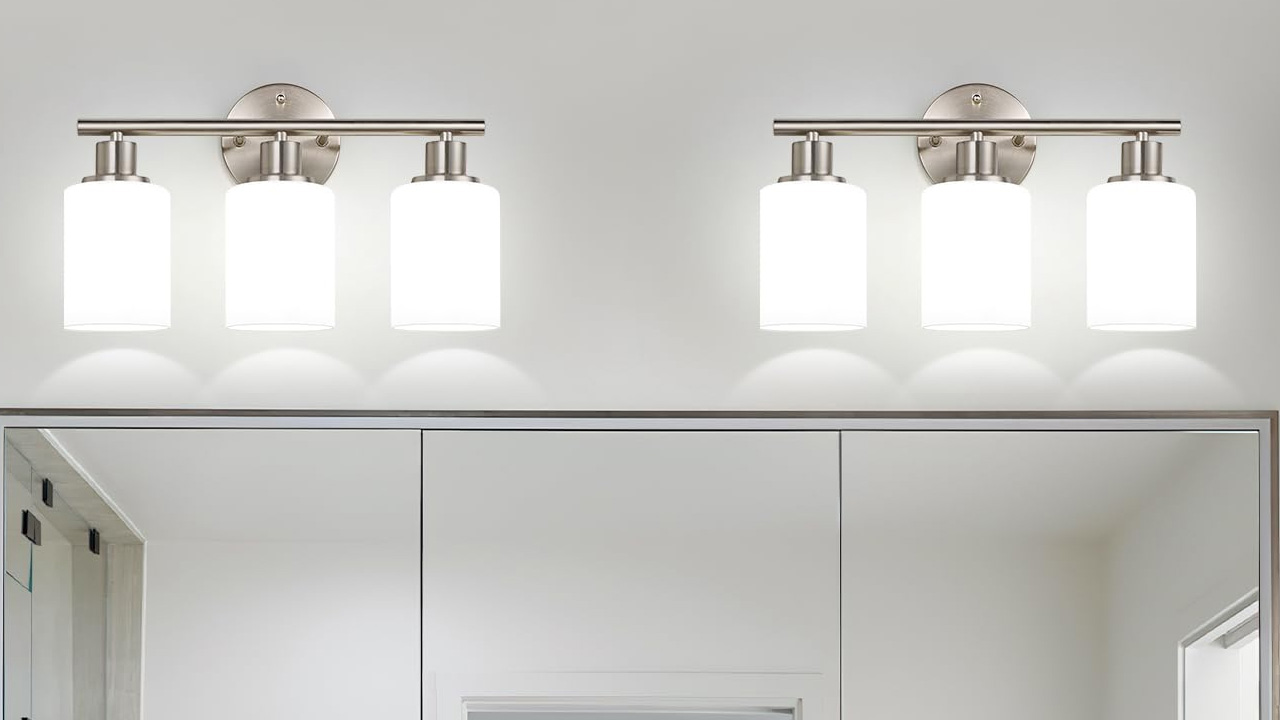 3-Light Bathroom Light Fixtures