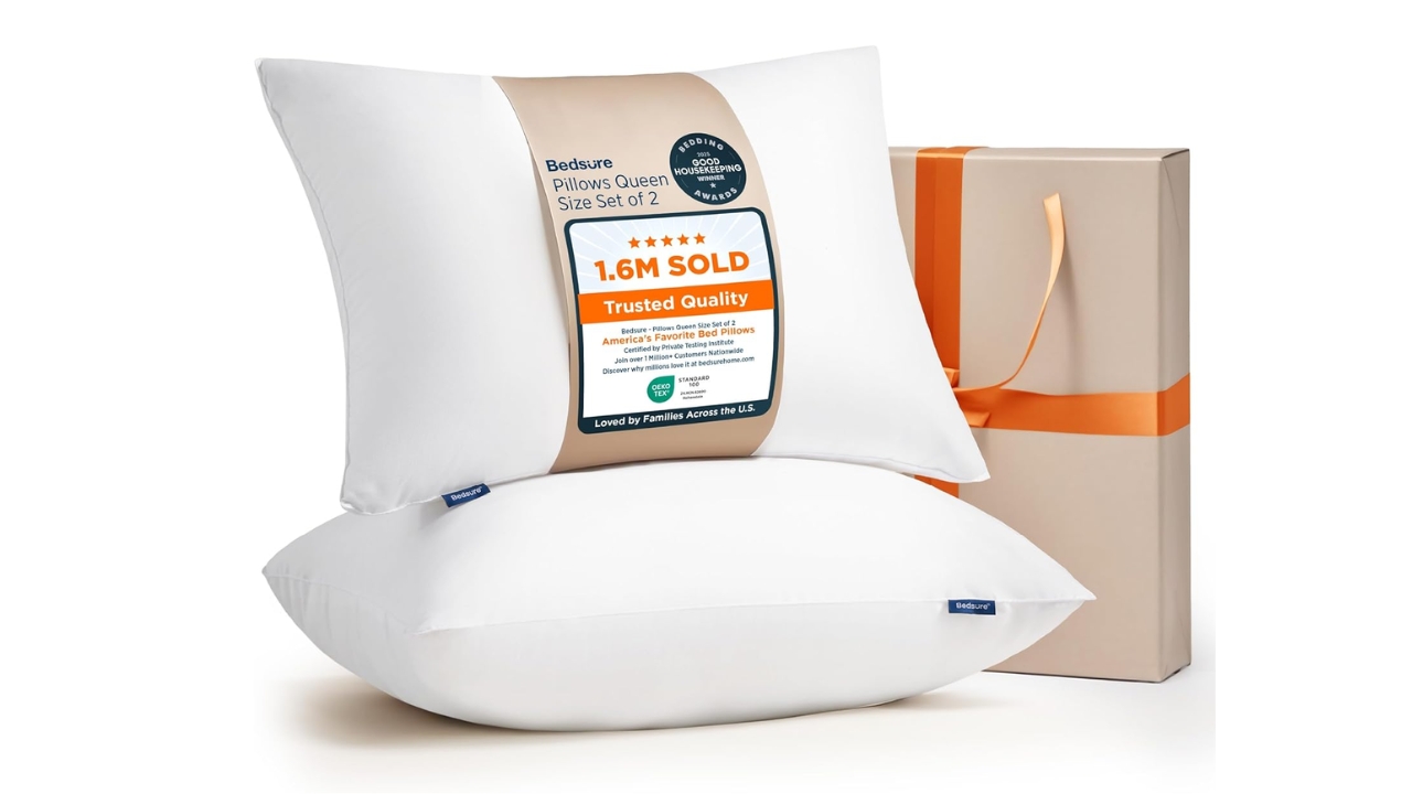 Bedsure Pillows Queen Size Set of 2