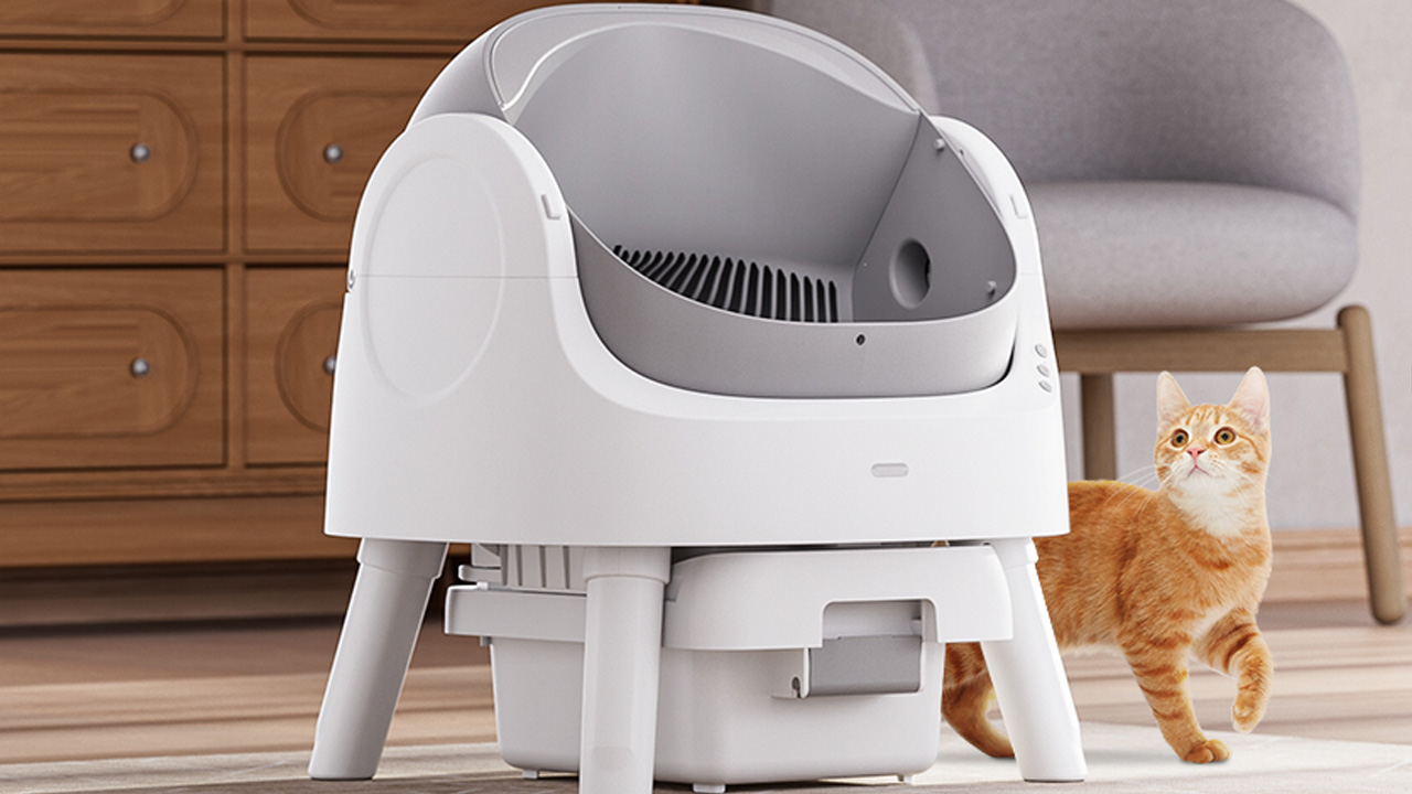Self-Cleaning Cat Litter Box