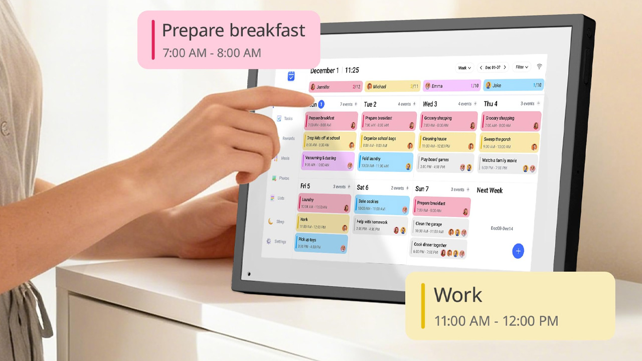 Dragon Touch Digital Calendar & Chore Chart