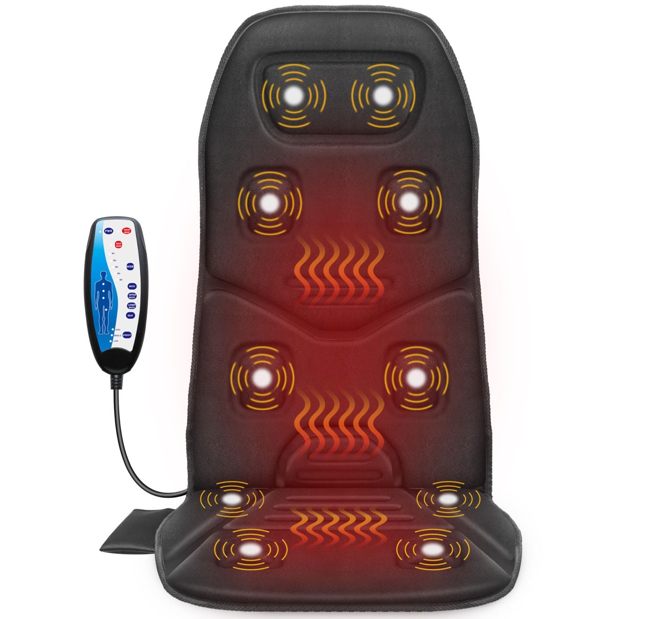 COMFIER Vibration Back Massager Seat Cushion