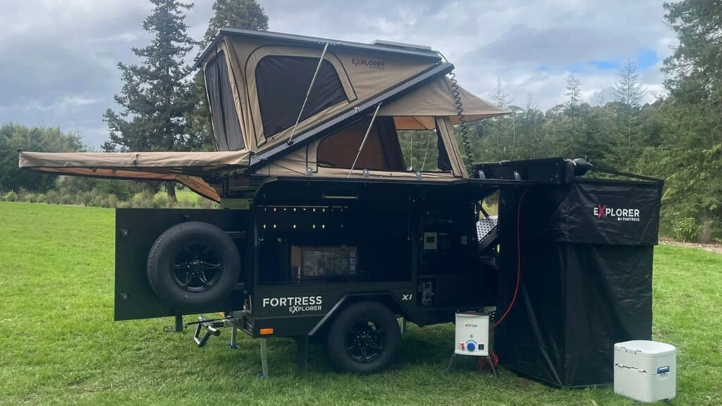 Fortress Explorer Camping Trailer by the The Fortress Trailer