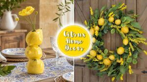 Citrus Home Décor so Deliciously Summery You can Taste It on Your Tongue Citrus Home Decor