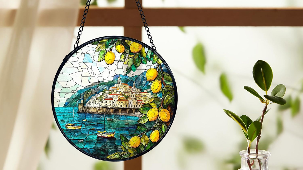 Citrus Home Décor - Italian Lemon Amalfi Coast Suncatcher