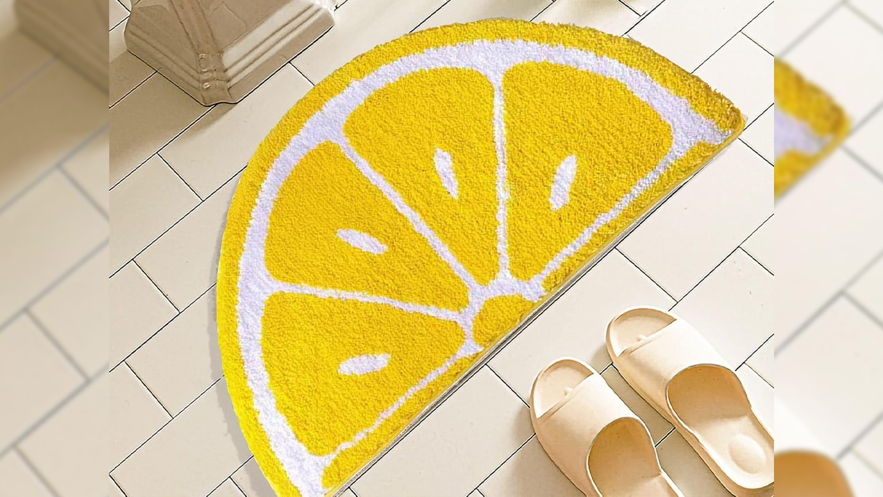 Citrus Home Décor - Lemon Bathroom Rug