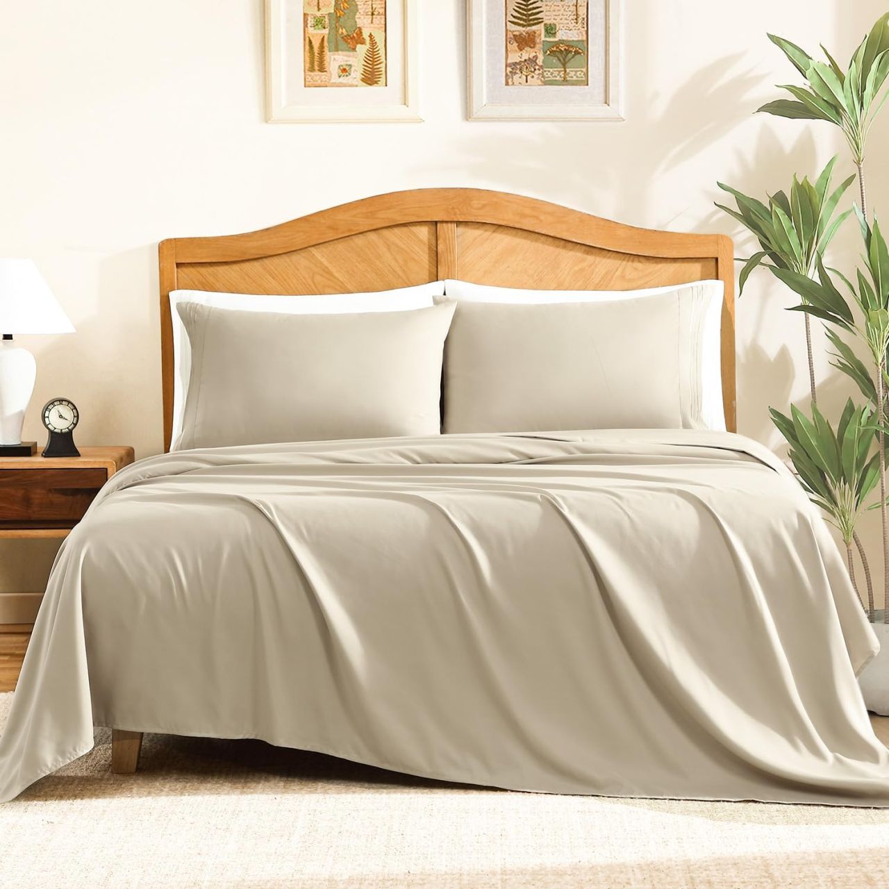 ClevaHome Lightweight Microfiber Bed Sheets