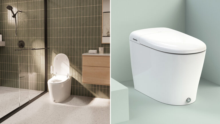 Coit Touchless Smart Bidet Toilet Flushes With Your Foot and Cleans You With Endless Warm Water Coit integrated smart bidet toilet