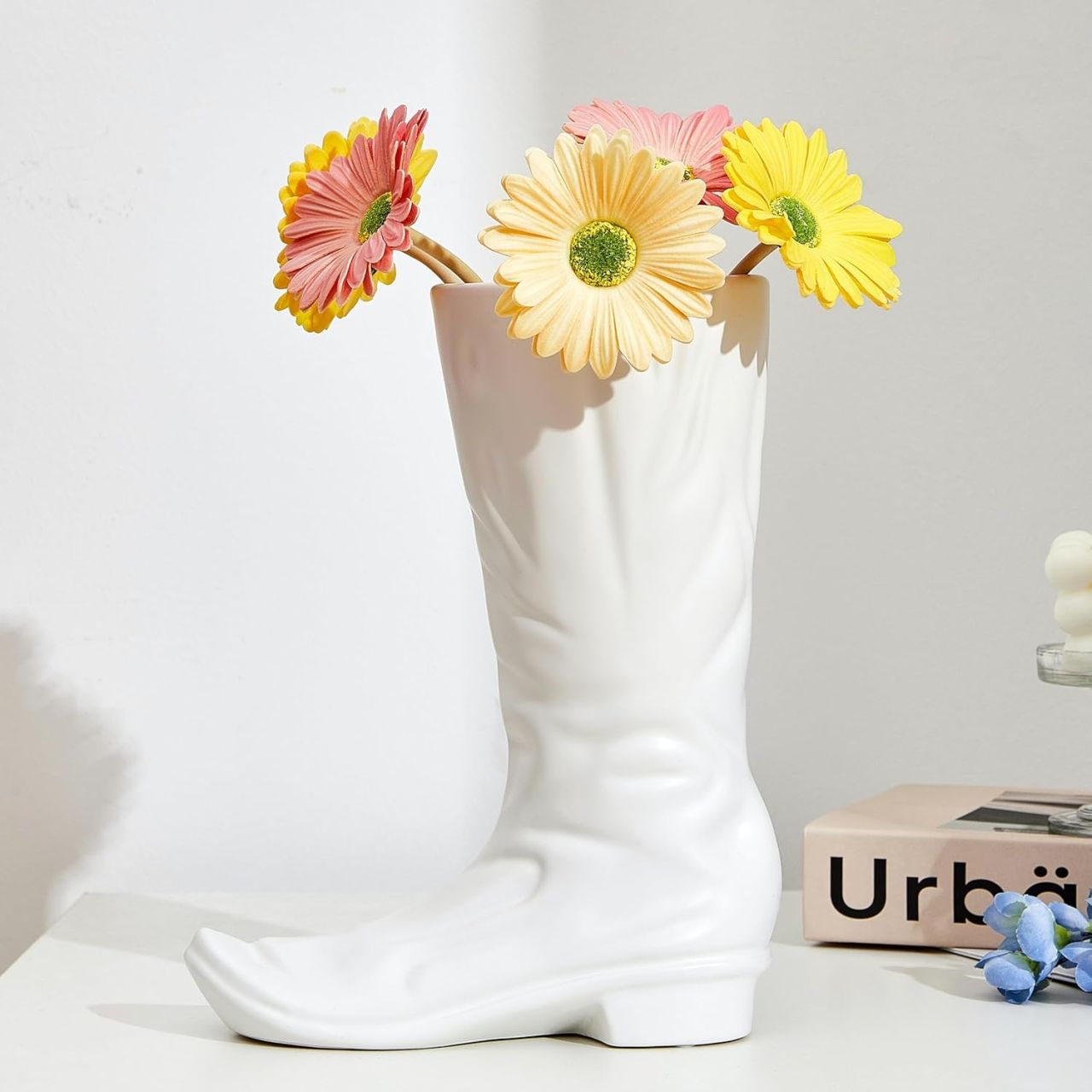 Denique Cowboy Boot Vase Set
