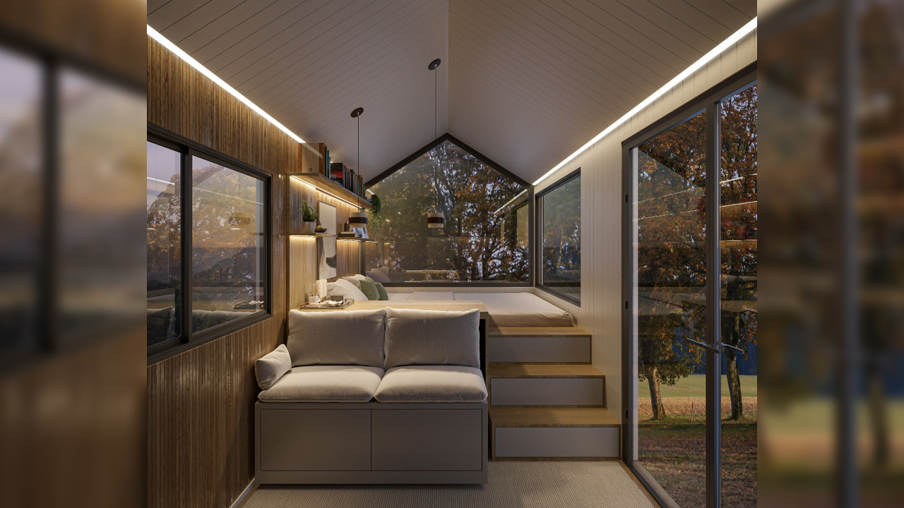 Driftway tiny house - interior