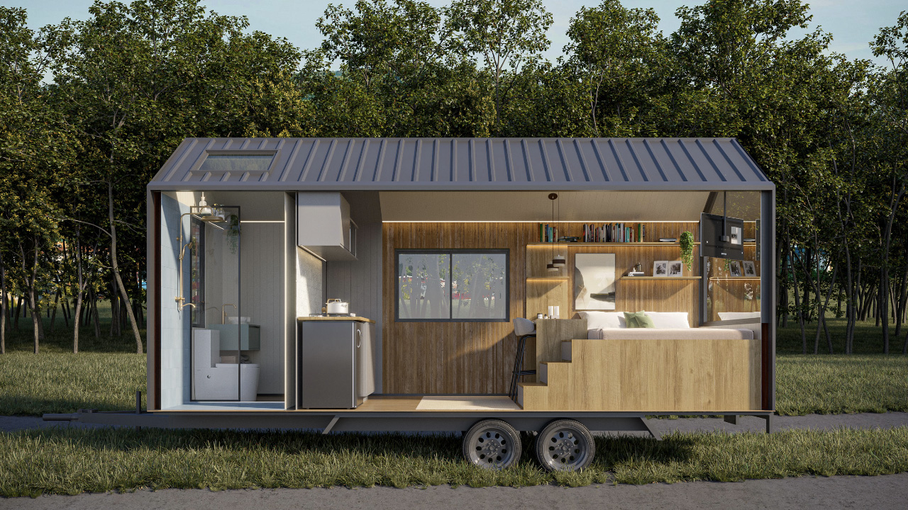 Driftway tiny house - layout