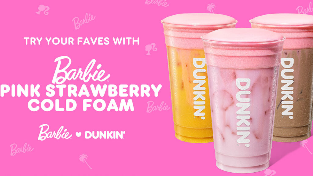 Dunkin’ Beverage Lineup and Iconic Collaboration With Barbie Makes Pink the Scrumptious Color of Month