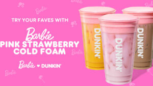 Dunkin’ Beverage Lineup and Iconic Collaboration With Barbie Makes Pink the Scrumptious Color of Month