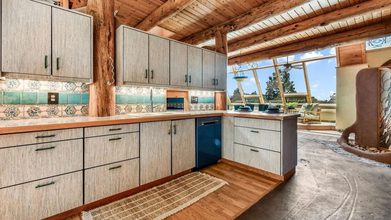 Earth Home for Sale in Black Forest Colorado - kitchen 2