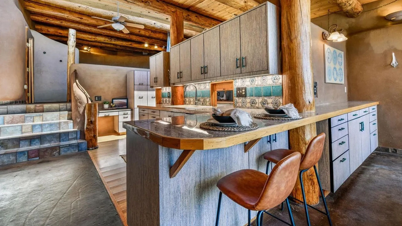 Earth Home for Sale in Black Forest Colorado - kitchen