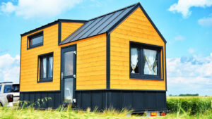 Emilie Tiny House Flaunts Modern Farmhouse Charm Wrapped in Scandinavian Spruce Wood