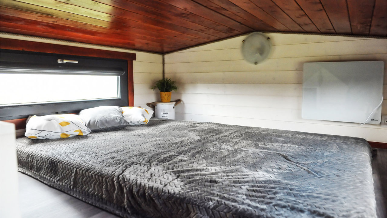 The loft bedroom