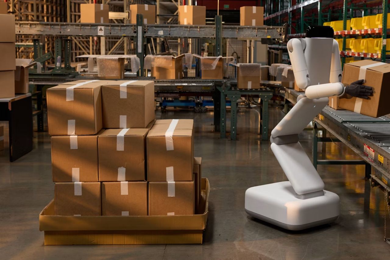 Eno Home Robot working in factory