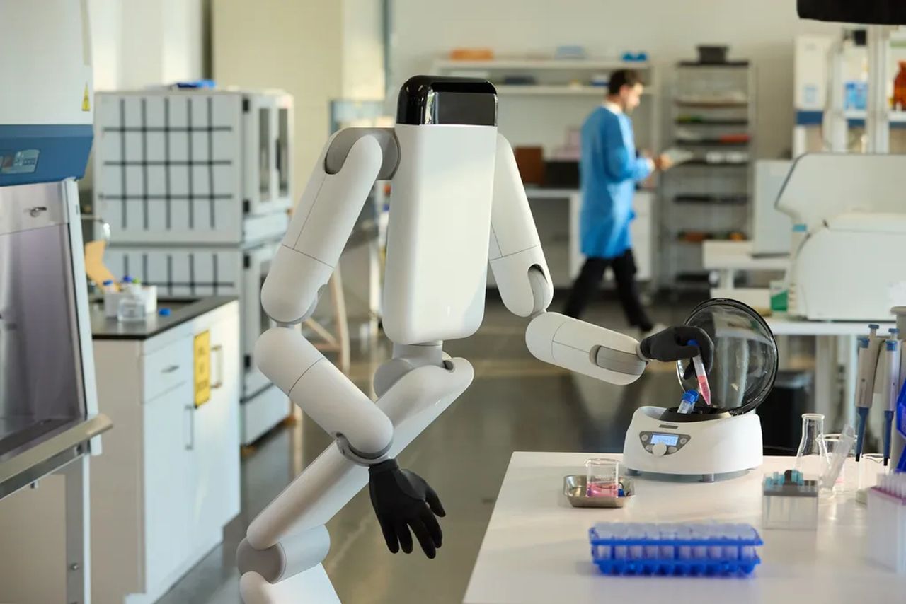 Eno Home Robot working in laboratory