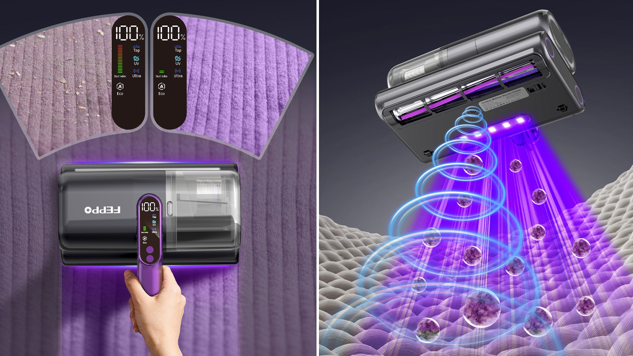 FEPPO corded mattress vacuum cleaner