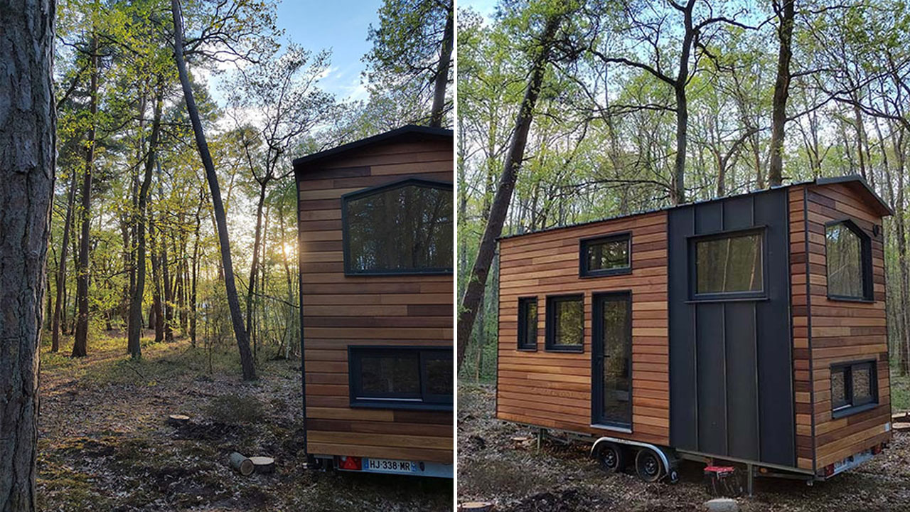 Fabien’s Tiny House is a Little Gem Customized to Work From Home