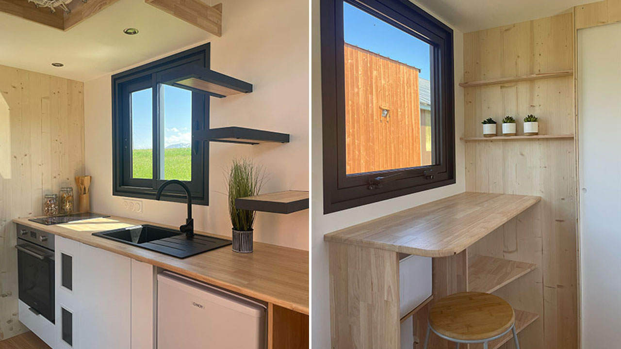 Fabien’s Tiny House is a Little Gem Customized to Work From Home