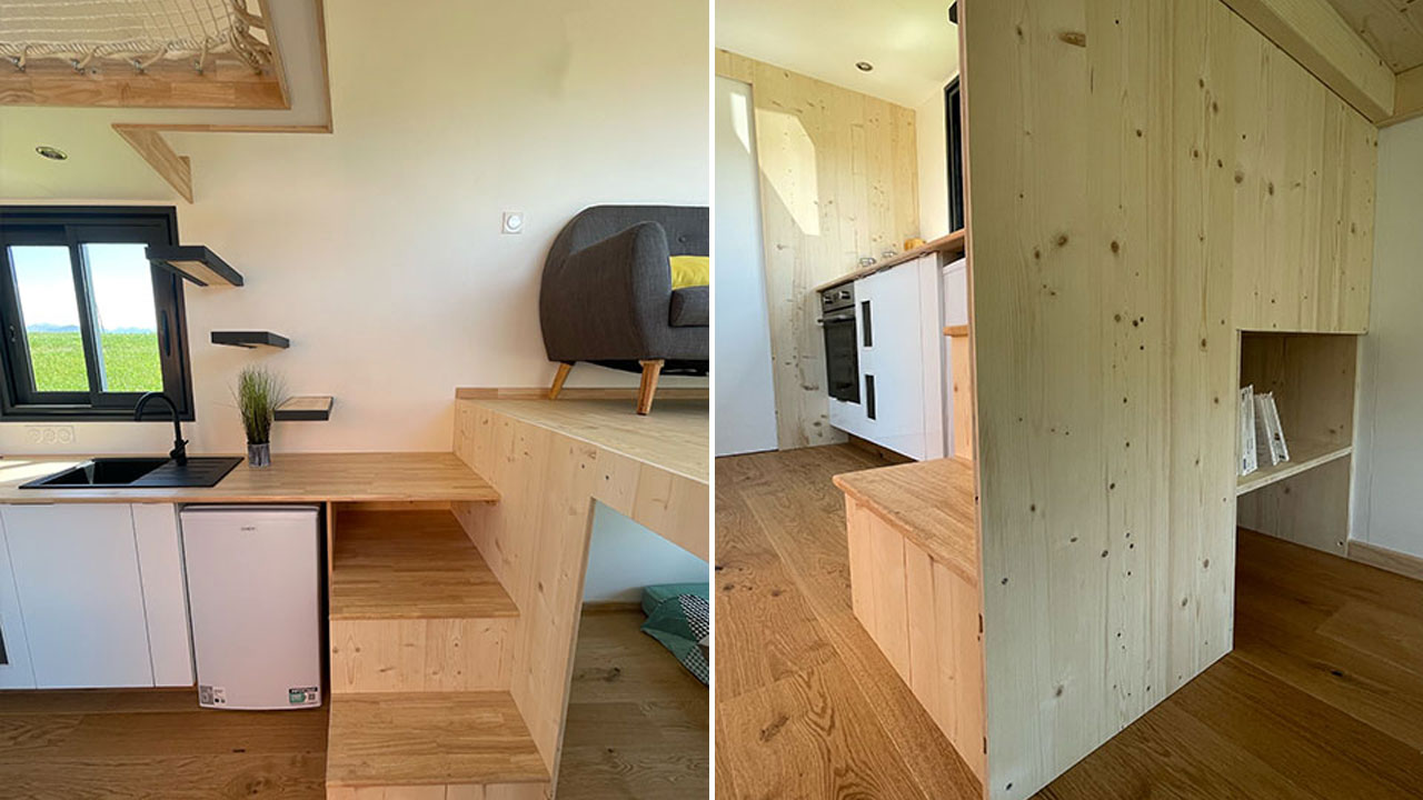 Fabien’s Tiny House is a Little Gem Customized to Work From Home