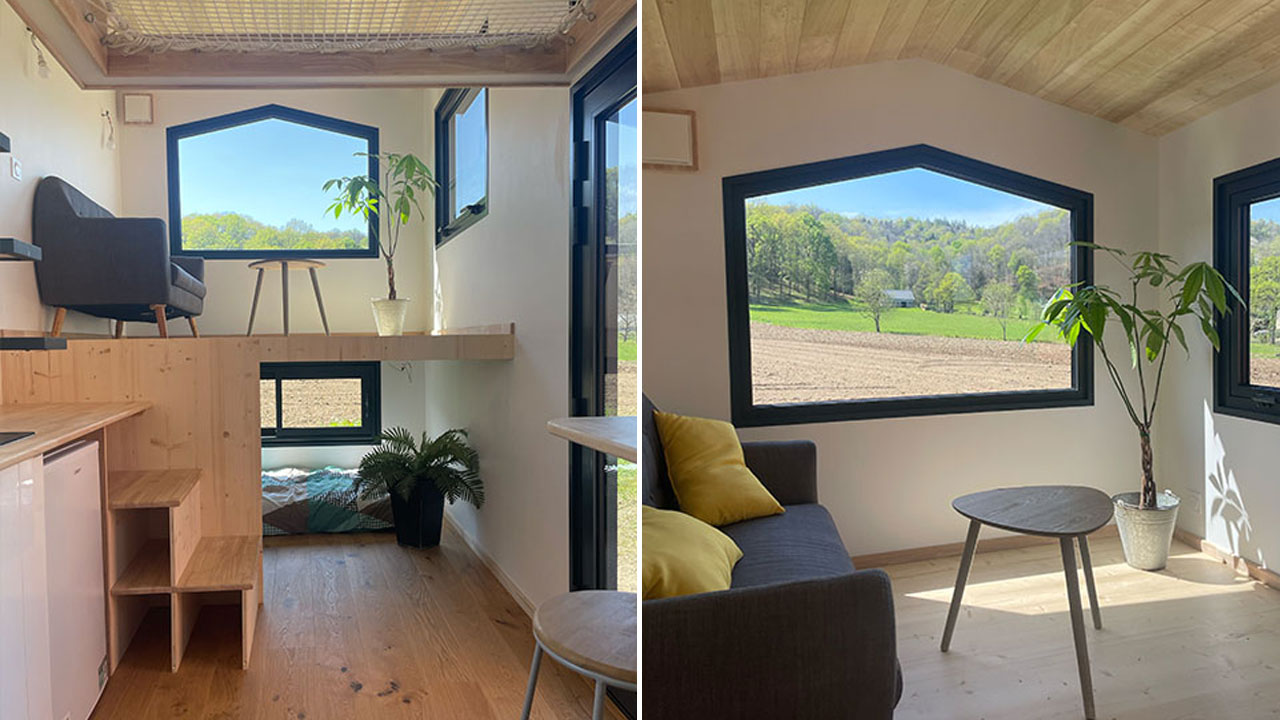Fabien’s Tiny House is a Little Gem Customized to Work From Home