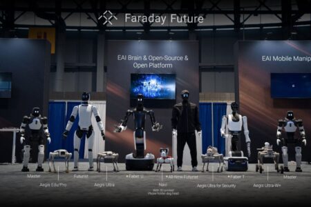 Faraday Future Brings Full EAI Robot Lineup to Automate Chicago