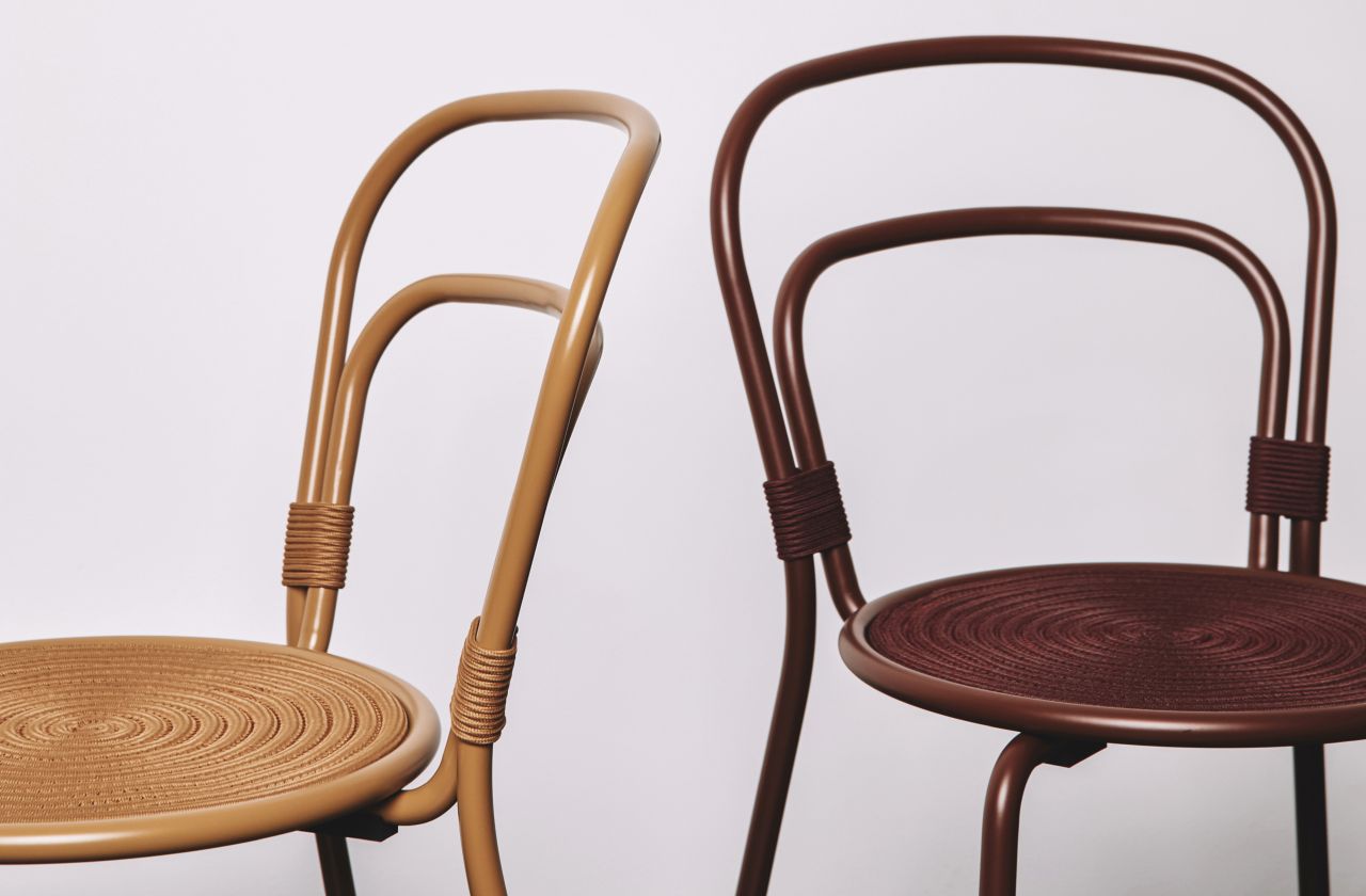 Field Chair by Adam Goodrum Combines Two Distinctive Materials