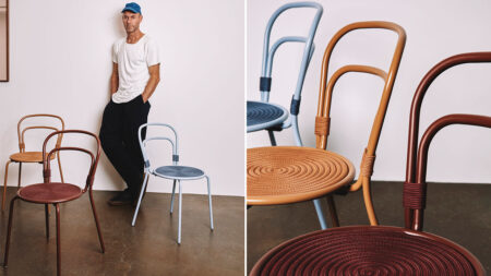 Field Chair by Adam Goodrum Combines Two Distinctive Materials