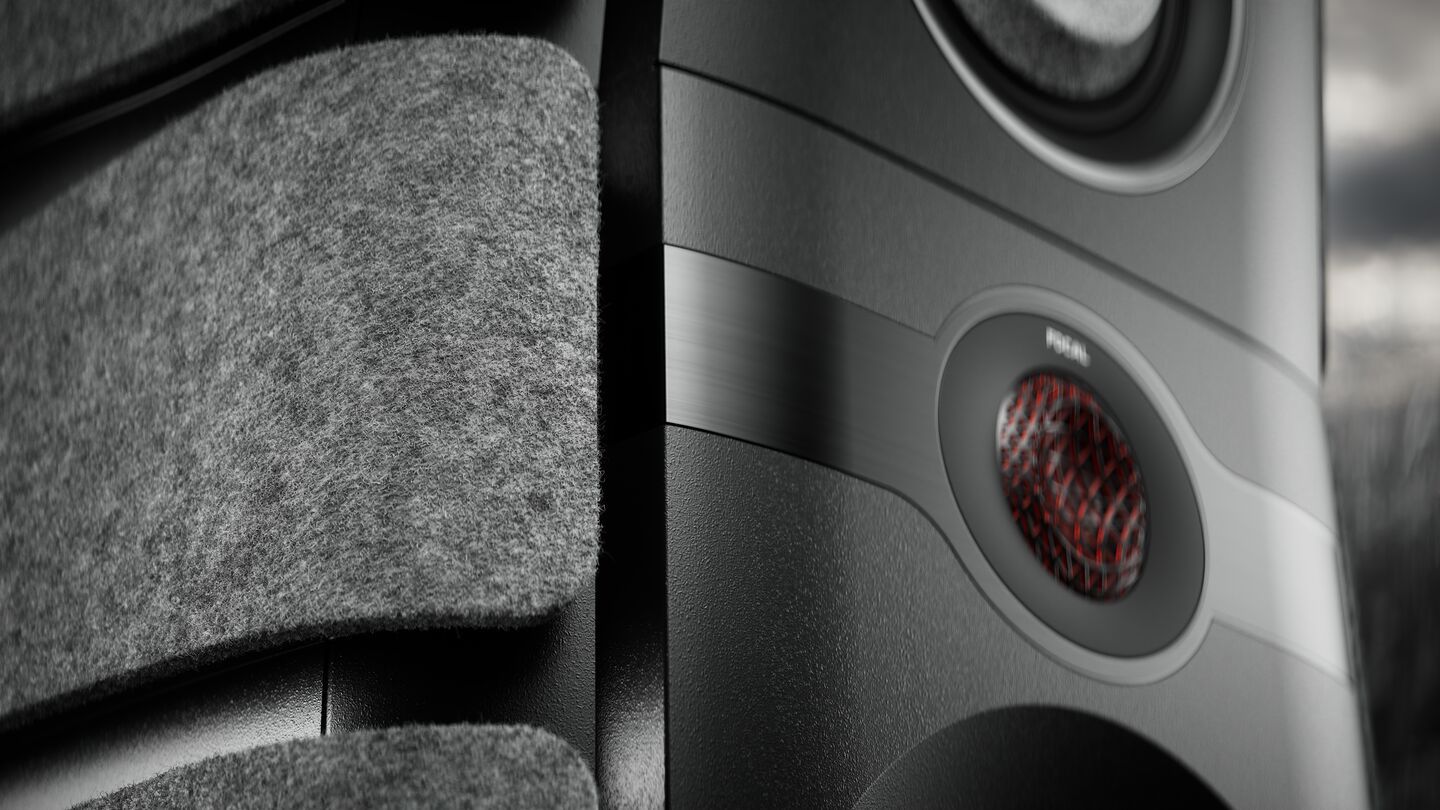 Focal's-Diva-Alta-Utopia-High-End-Wireless-streaming-Loudspeaker-tweeter closeup