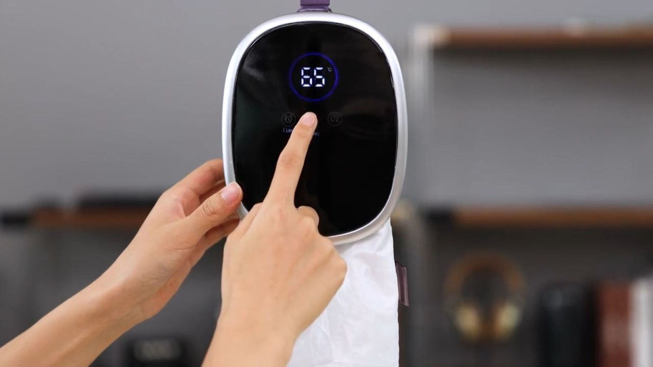 Foldryn Hands-Free Clothes Dryer Dries and De-Wrinkles Clothes in Minutes
