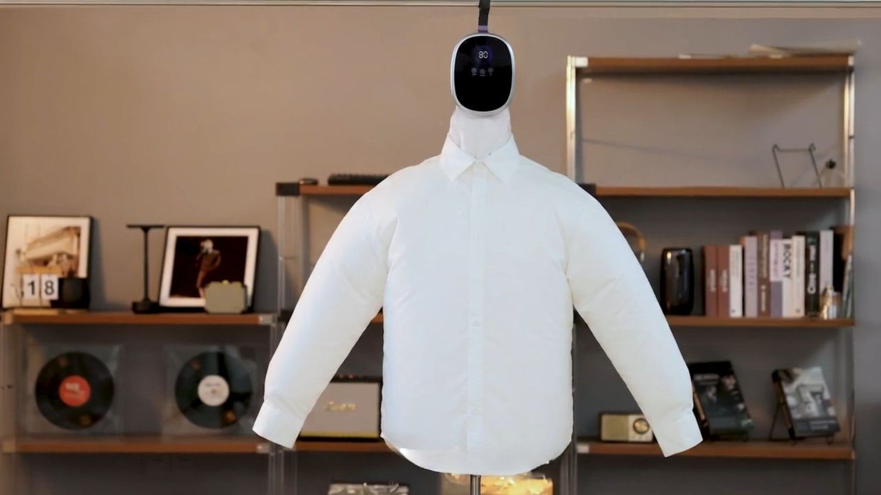 Foldryn Hands-Free Clothes Dryer Dries and De-Wrinkles Clothes in Minutes