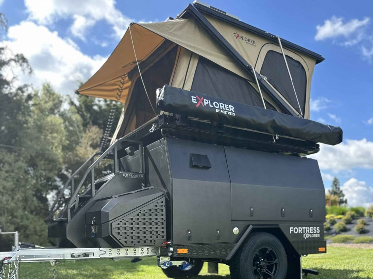 Fortress Explorer Camping Trailer by the The Fortress Trailer
