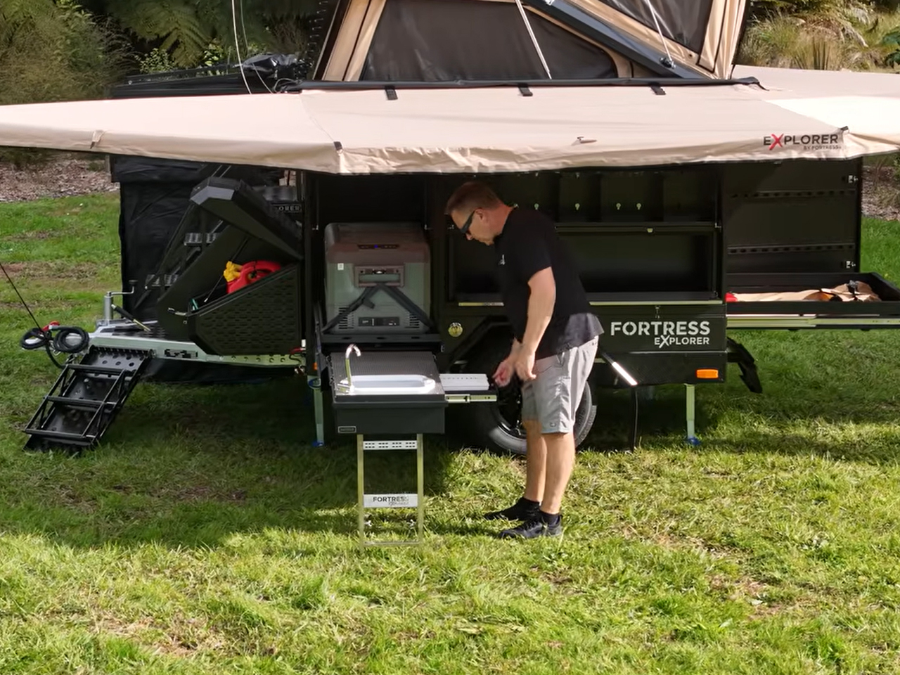 Fortress Explorer Camping Trailer by the The Fortress Trailer