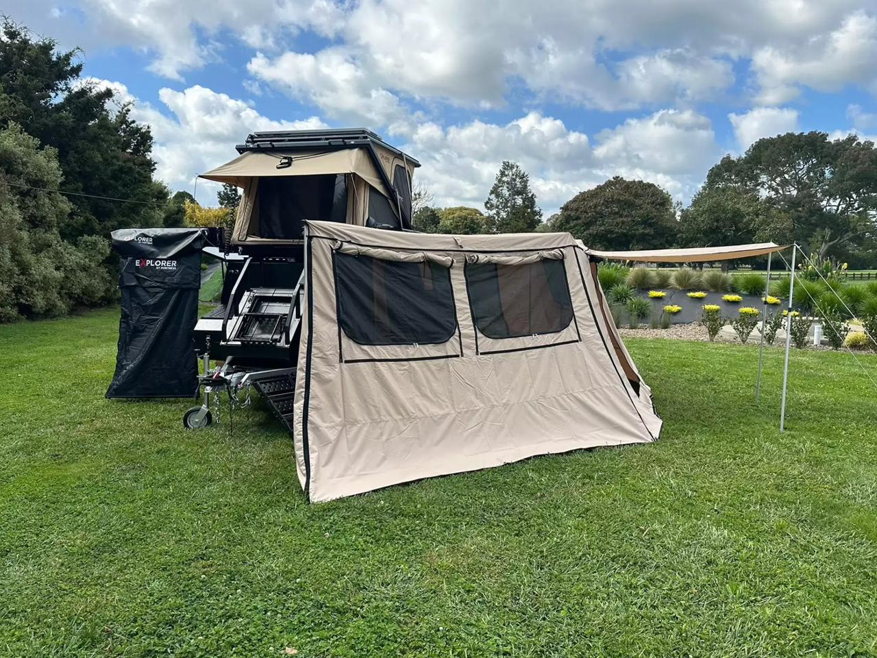 Fortress Explorer Camping Trailer by the The Fortress Trailer