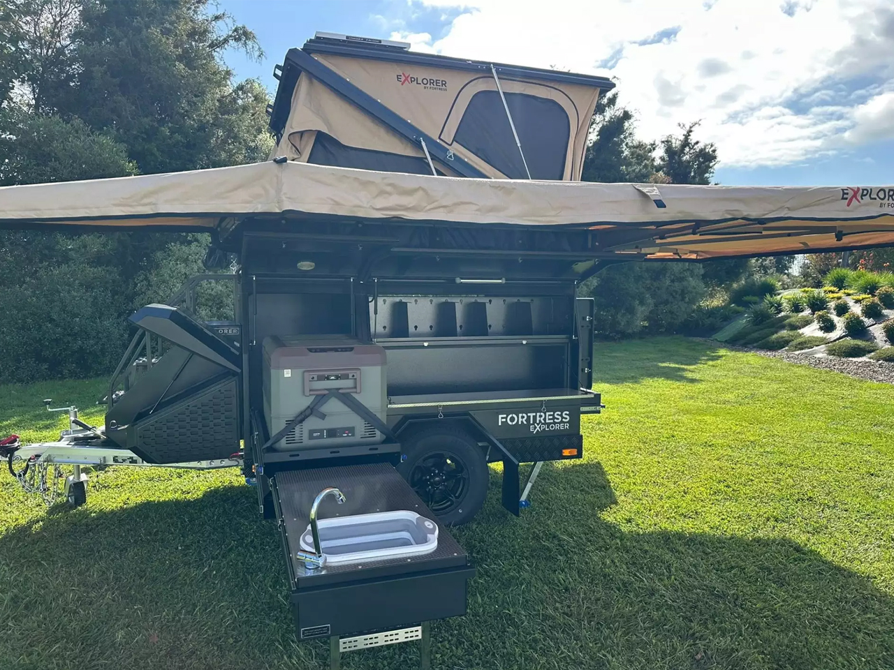 Fortress Explorer Camping Trailer by the The Fortress Trailer