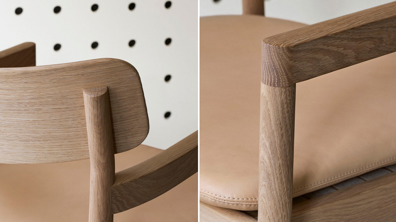 Fredericia’s Post Lounge Chair by Cecilie Manz at 3daysofdesign