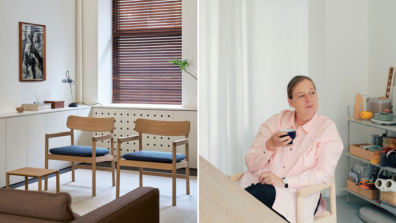 Fredericia’s Post Lounge Chair by Cecilie Manz at 3daysofdesign
