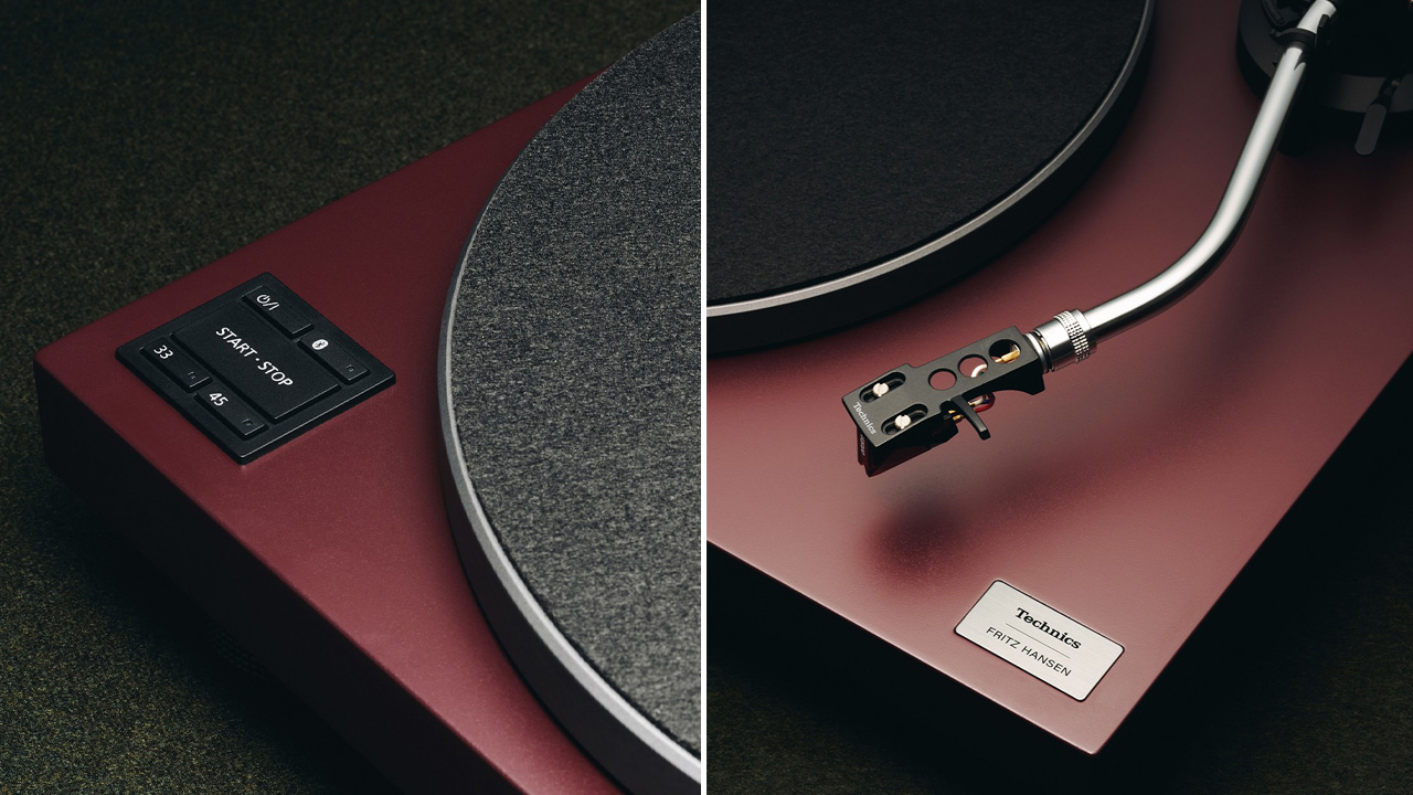 Fritz Hansen x Technics Turntable and lamp