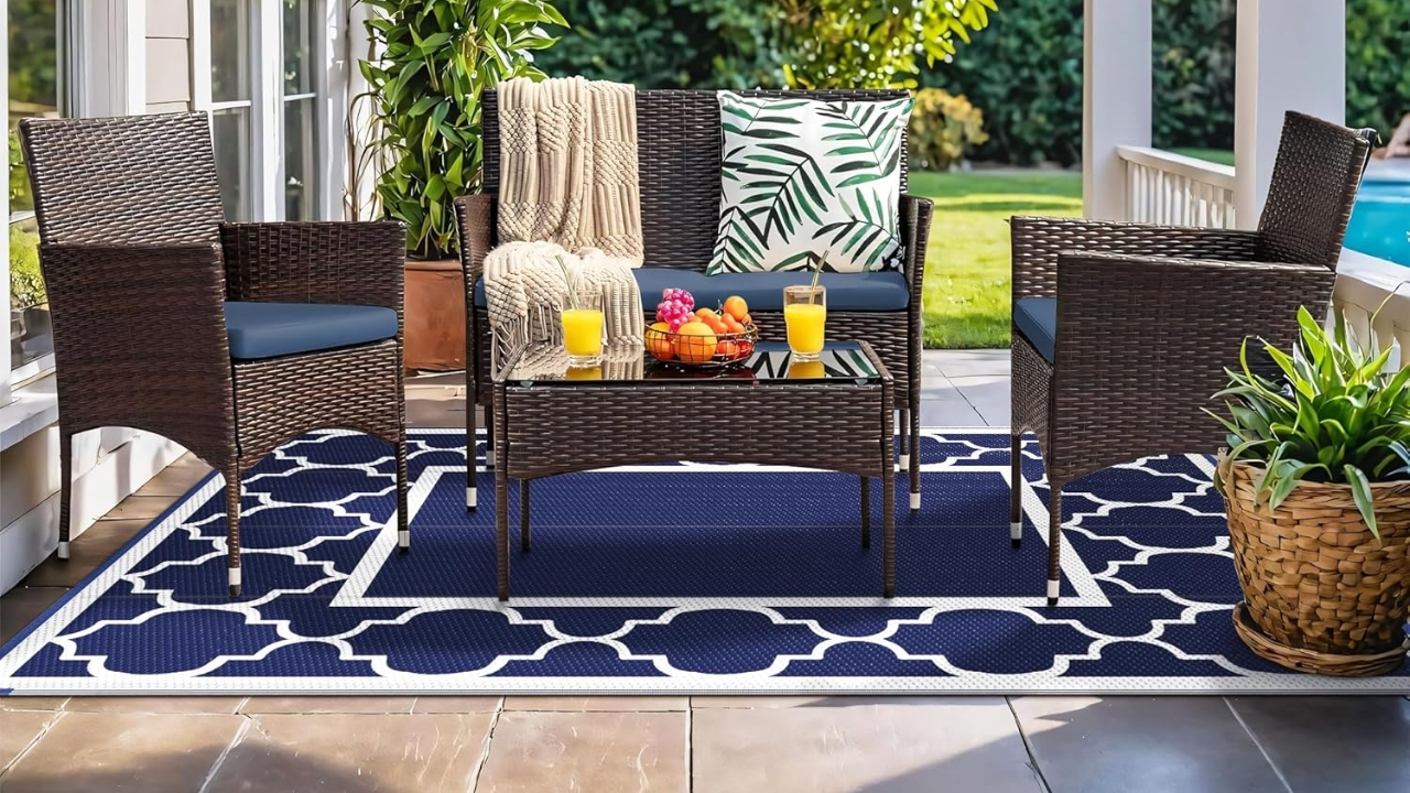 GENIMO Outdoor Rug for Patio