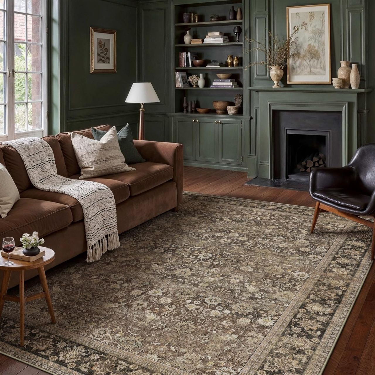 HUGEAR Washable Area Rug