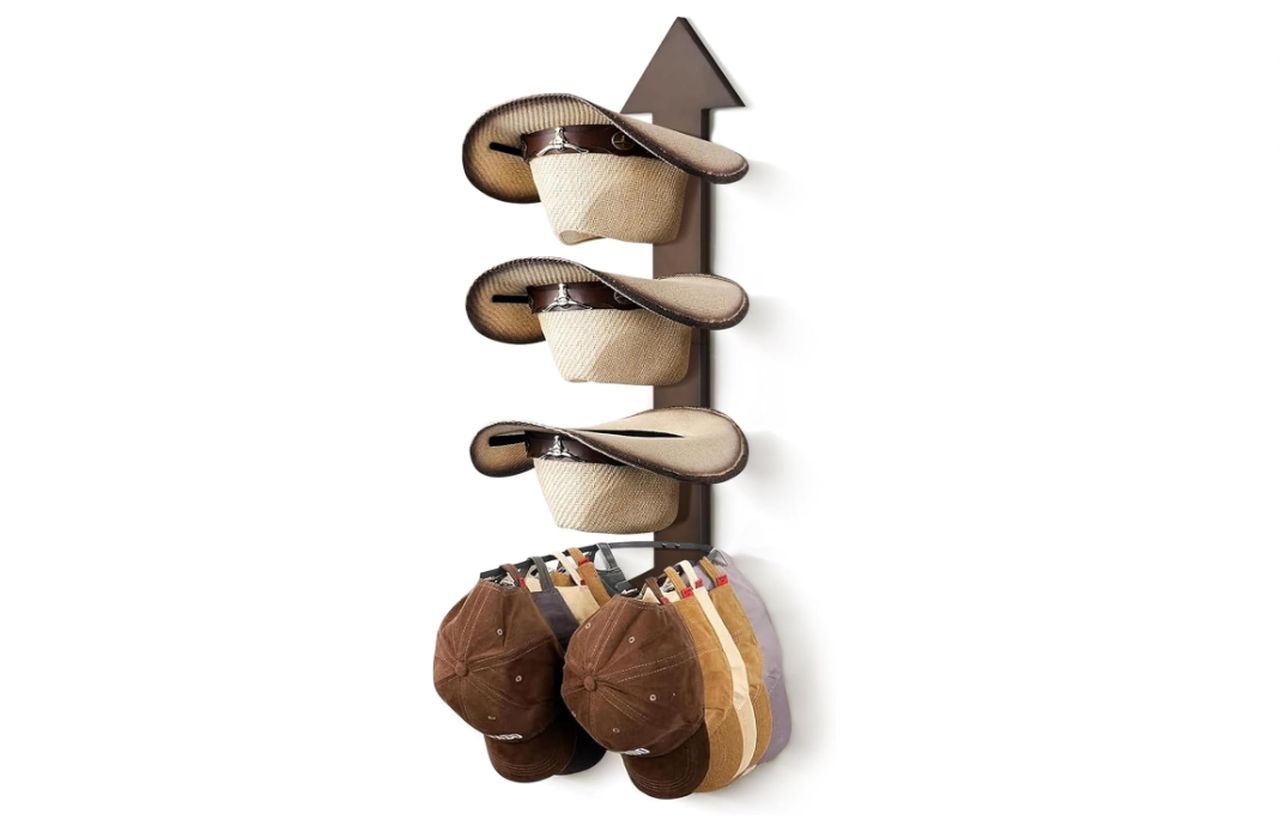 HYDERMUS Cowboy Hat Organizer Rack