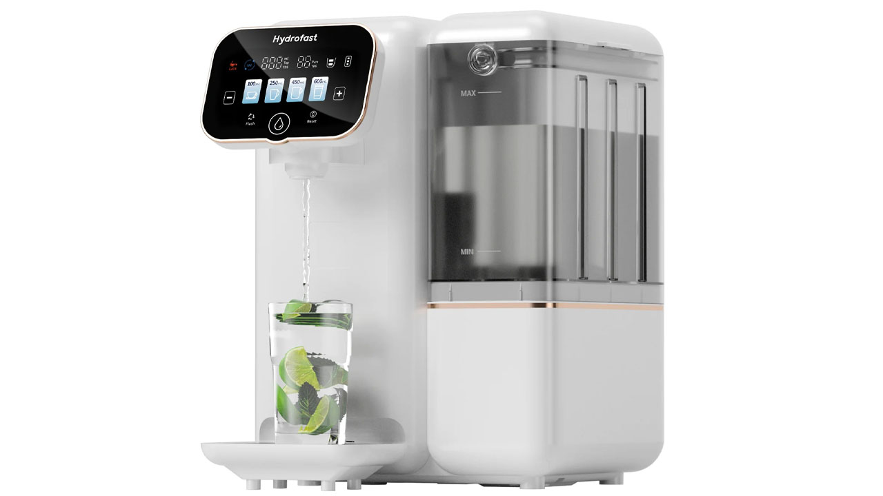The advanced Hydrofast B100 RO filter has a sleek and stylish design