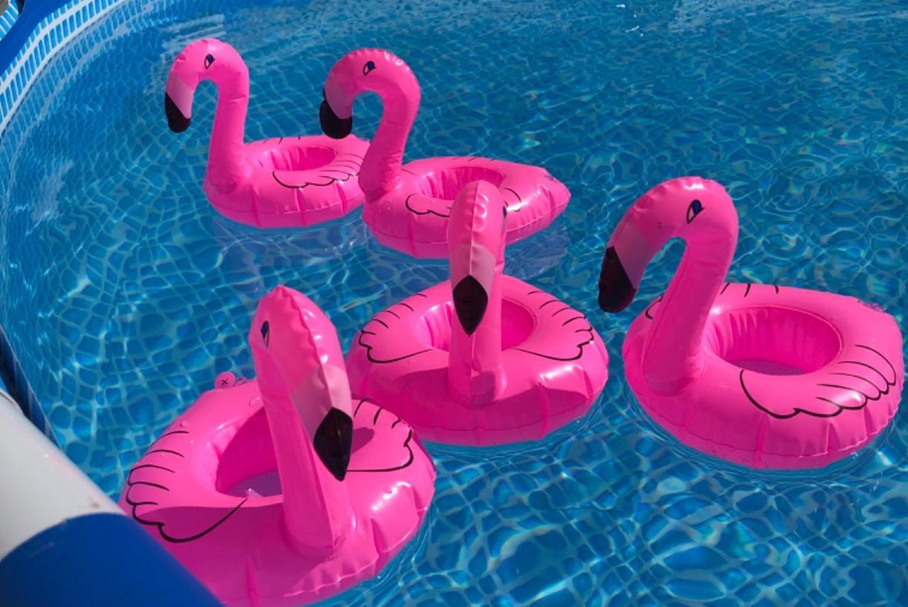 Inflatable Floating Flamingo