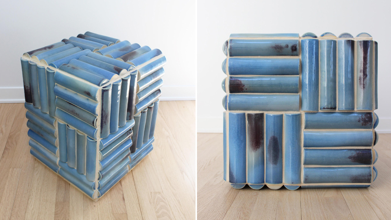 LOFA Half Moon Cube Table by Temescal Creative