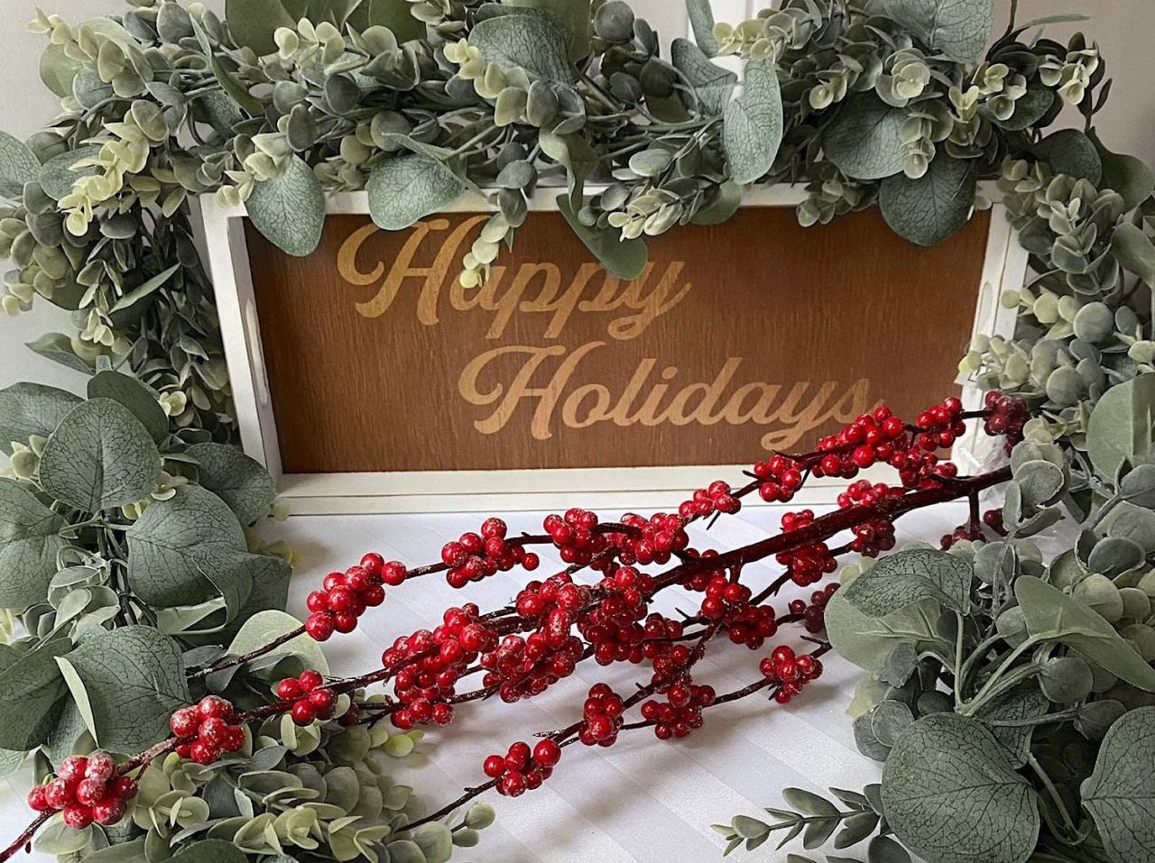 Lambs Ear & Magnolia Garland